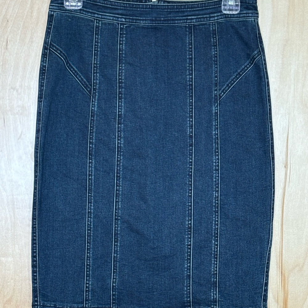 Banana Republic Stretch Denim Pencil Skirt Size 4 H4003